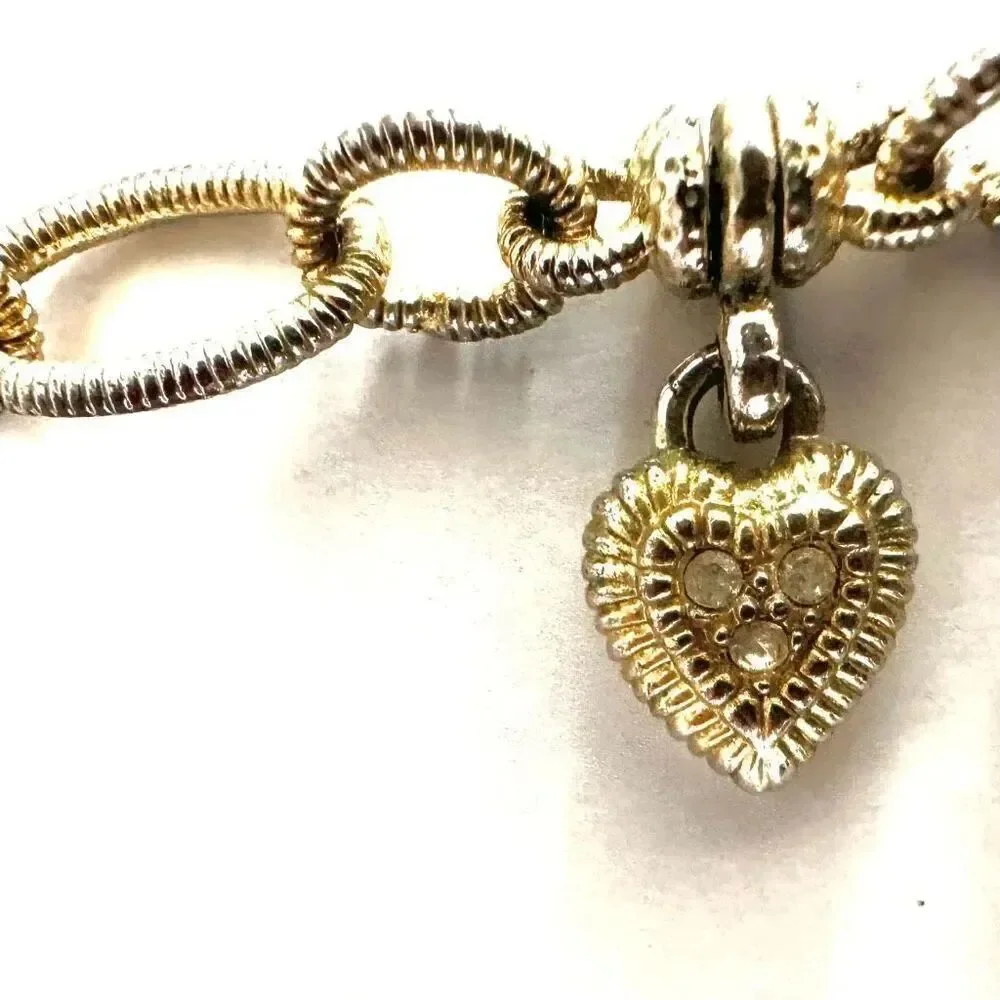 Vintage rhinestone pendant necklace